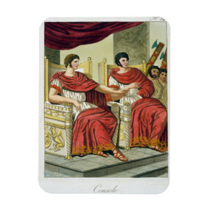 Roman Consuls, uit L'Antica Roma, 1825 (kleur) Magneet