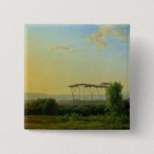 Roman Countryside Vierkante Button 5,1 Cm