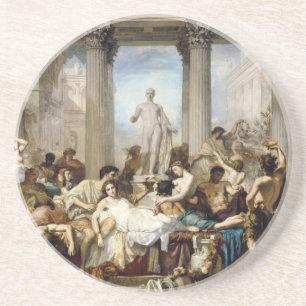 roman decadence zandsteen onderzetter