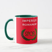 Roman Empire Crest Coffee Mok (Links)