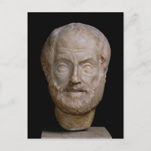 Roman exemplaar van Aristoteles van een originele Briefkaart