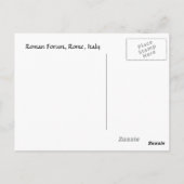 Roman Forum Briefkaart (Achterkant)