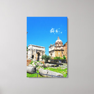 Roman forum canvas afdruk