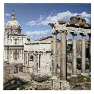 Roman Forum, Rome, Italië Tegeltje