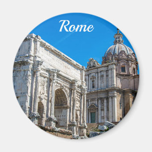 Roman Forum ruins in Rome, Italië Magnet Magneet