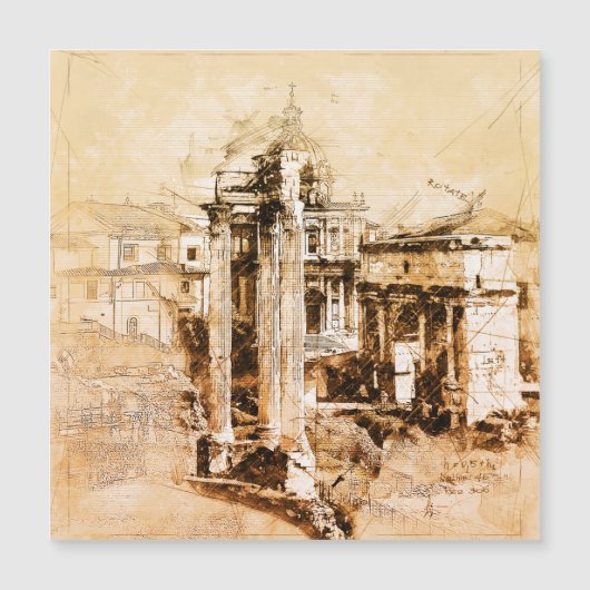Roman Forum Sketch (Voorkant)