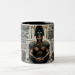 Roman Gladiator Valor Tweekleurige Koffiemok