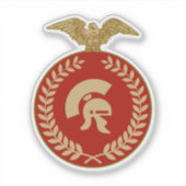 Roman Gladiator Vinyl Sticker (Voorkant)