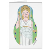 Roman Goddess Juno Matryoshka Kaart (Voorkant)