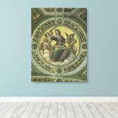 Roman Godin Justice met Angels van Raphael Canvas Afdruk (Insitu (Houten vloer))