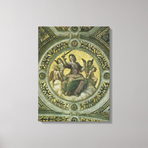 Roman Godin Justice met Angels van Raphael Canvas Afdruk