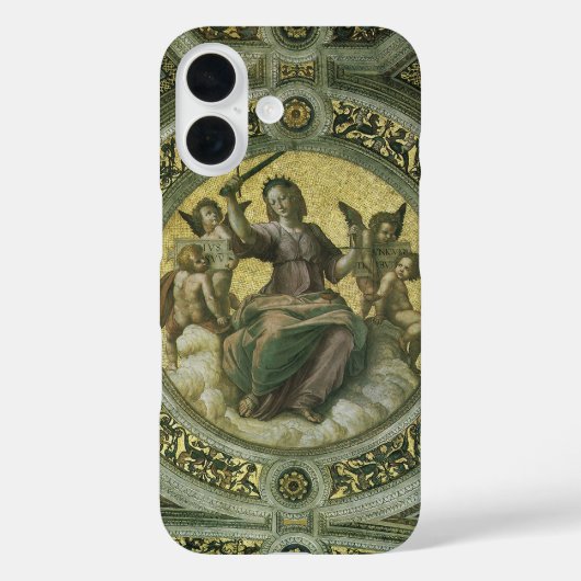 Roman Godin Justice met Angels van Raphael Case-Mate iPhone Case (Achterkant)