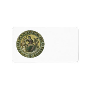 Roman Godin Justice met Angels van Raphael Etiket