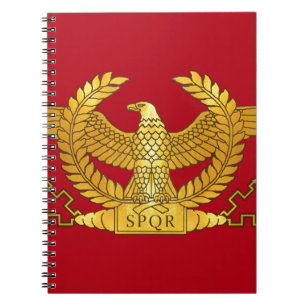 Roman Golden Eagle op Red Notitieboek