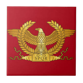 Roman Golden Eagle op Red Tegeltje