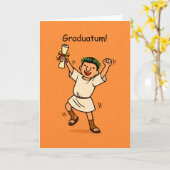 Roman Graduation Collection: “Graduatum!” Kaart (Gele Bloem)