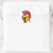 Roman Helmet Vierkante Sticker (Tas)