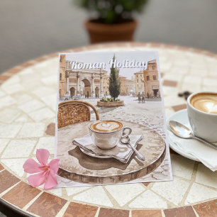 Roman Holiday Café Uitzicht Briefkaart