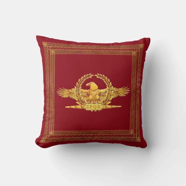 Roman Imperial Eagle Pillow Kussen (Voorkant)