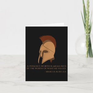 Roman keizer Marcus Aurelius - Stoic PHY Q Kaart
