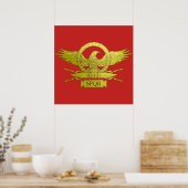  Roman Legion Insignia Poster (Keuken)