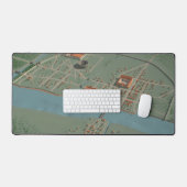Roman London Kaart Deskmat Bureaumat (Keyboard & Muis)