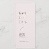 Roman Modern sparen de Datum Kaart (Voorkant / Achterkant)