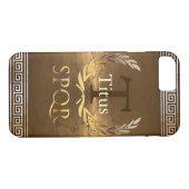 Roman Monogram Case-Mate iPhone Case (Achterkant (Horizontaal))