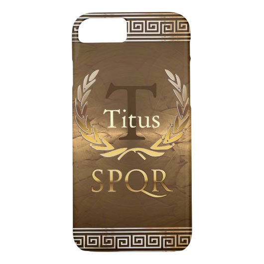 Roman Monogram Case-Mate iPhone Case (Achterkant)