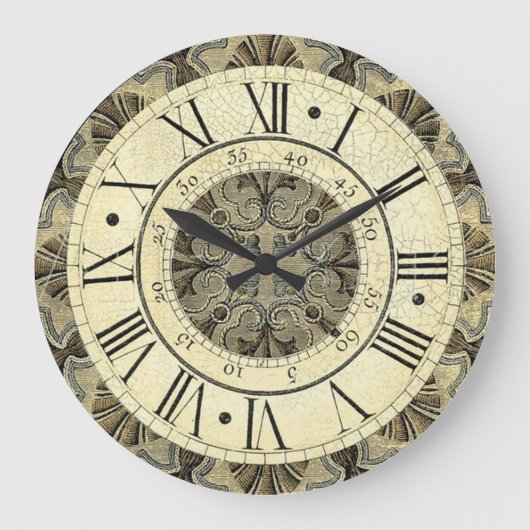Roman Numeral Clock Grote Klok (Voorkant)
