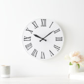 ROMAN NUMERALS CLOCK GROTE KLOK (Huis)