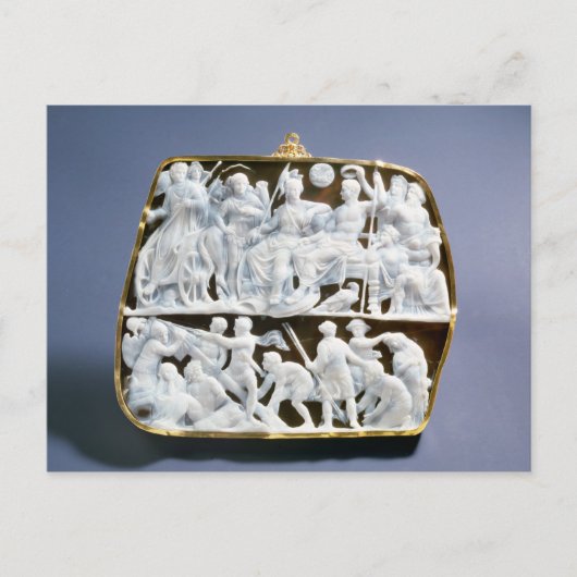Roman onyx cameo, 1e eeuw AD Briefkaart (Voorkant)