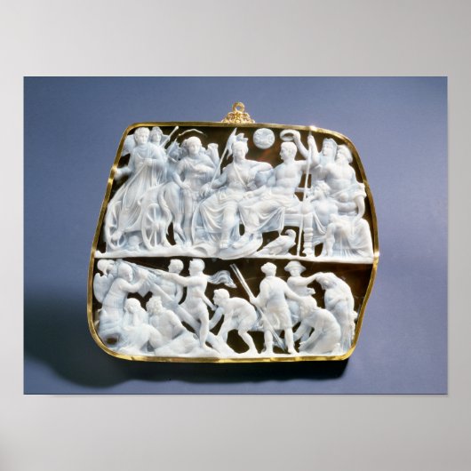 Roman onyx cameo, 1e eeuw AD Poster (Voorkant)