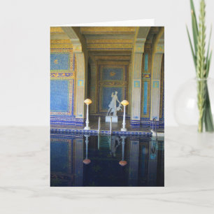 Roman Pool in Hearst Castle, Californië Kaart