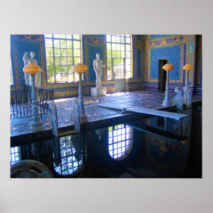 Roman Pool in Hearst Castle, Californië Poster