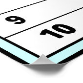 Roman Poster Numeriek (Hoek)