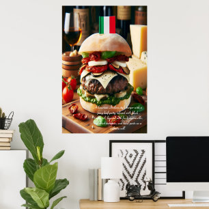 Roman Rhapsody Burger Sensation 24x36 Poster