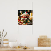 Roman Rhapsody Burger Sensation Poster (Keuken)