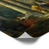 Roman Ruins met een profeet, 1751 Poster (Hoek)