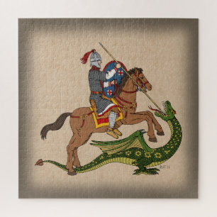 Roman Saint George en de Draak Legpuzzel