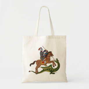 Roman Saint George en de Draak Tote Bag