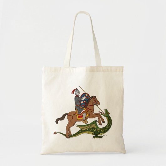 Roman Saint George en de Draak Tote Bag (Voorkant)