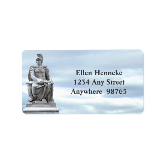 Roman Soldier Etiket (Voorkant)