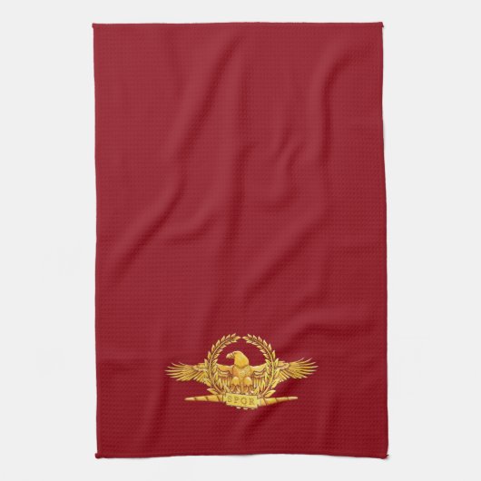 Roman SPQR Eagle Kitchen Towel Theedoek (Verticaal)