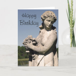 Roman Statue Birthday Kaart