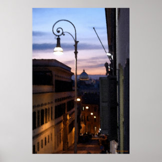 Roman Sunset Poster