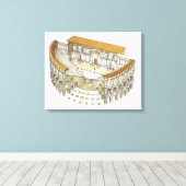 Roman Theater Canvas Afdruk (Insitu (Houten vloer))
