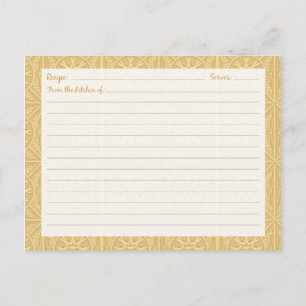 Roman Tiles Recipe Cards Briefkaart