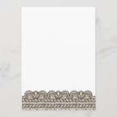 Roman Toga Party Invitation avec éléments en pierr (Dos)