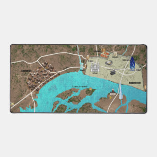 Roman & Viking Invasion London Deskmat Bureaumat